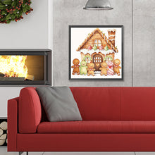 Load image into Gallery viewer, Diamond Painting - Full Round - Christmas cookie house (30*30CM)
