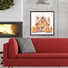 Load image into Gallery viewer, Diamond Painting - Full Round - Christmas cookie house (30*30CM)
