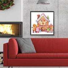 Load image into Gallery viewer, Diamond Painting - Full Round - Christmas cookie house (30*30CM)
