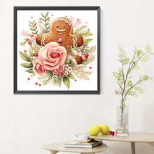 Load image into Gallery viewer, Diamond Painting - Full Round - Christmas Cookie Man (30*30CM)
