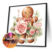 Load image into Gallery viewer, Diamond Painting - Full Round - Christmas Cookie Man (30*30CM)
