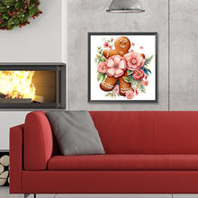 Load image into Gallery viewer, Diamond Painting - Full Round - Christmas Cookie Man (30*30CM)
