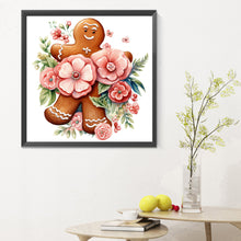 Load image into Gallery viewer, Diamond Painting - Full Round - Christmas Cookie Man (30*30CM)
