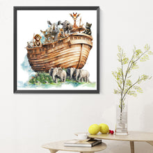 Load image into Gallery viewer, Diamond Painting - Full Round - Noah&#39;s Ark Animals (30*30CM)
