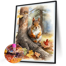 Load image into Gallery viewer, Diamond Painting - Full Round - woods squirrel (30*40CM)
