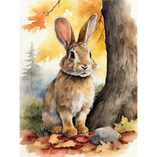 Load image into Gallery viewer, Diamond Painting - Full Round - woods rabbit (30*40CM)
