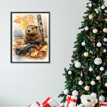 Load image into Gallery viewer, Diamond Painting - Full Round - woods beaver (30*40CM)
