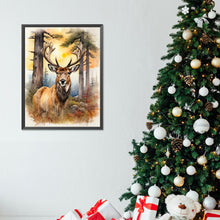 Load image into Gallery viewer, Diamond Painting - Full Round - Elk in the woods (30*40CM)
