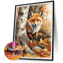 Load image into Gallery viewer, Diamond Painting - Full Round - woods fox (30*40CM)
