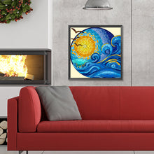 Load image into Gallery viewer, Diamond Painting - Full Round - Rising sun on the sea (30*30CM)
