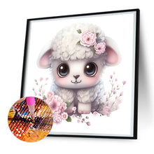 Load image into Gallery viewer, Diamond Painting - Full Round - flowers animal lamb (30*30CM)
