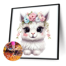 Load image into Gallery viewer, Diamond Painting - Full Round - flower animal bunny (30*30CM)
