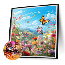 Load image into Gallery viewer, Diamond Painting - Full Round - Garden flowers butterflies (30*30CM)
