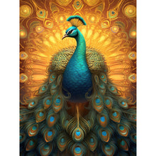 Load image into Gallery viewer, Diamond Painting - Full Round - Gorgeous peacock (30*40CM)
