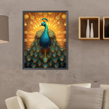 Load image into Gallery viewer, Diamond Painting - Full Round - Gorgeous peacock (30*40CM)
