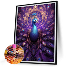 Load image into Gallery viewer, Diamond Painting - Full Round - Gorgeous peacock (30*40CM)
