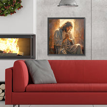 Load image into Gallery viewer, Diamond Painting - Full Round - man praying (30*30CM)
