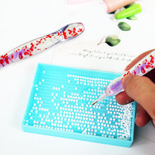 Load image into Gallery viewer, 14PCS Resin Diamond Painting Pen with Trays DIY Diamond Painting Tool (Purple)
