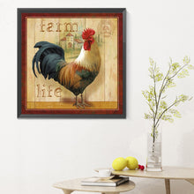 Load image into Gallery viewer, Diamond Painting - Full Round - Rooster (30*30CM)
