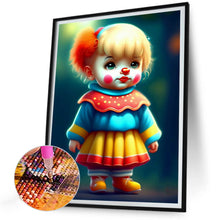Load image into Gallery viewer, Diamond Painting - Full Round - Halloween clown makeup (30*40CM)
