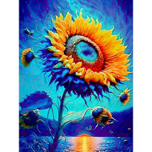 Load image into Gallery viewer, Diamond Painting - Full Round - swaying sunflower (30*40CM)
