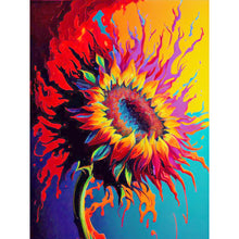 Load image into Gallery viewer, Diamond Painting - Full Round - swaying sunflower (30*40CM)
