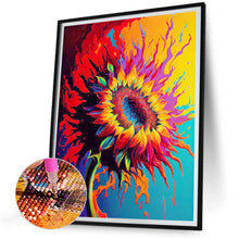 Load image into Gallery viewer, Diamond Painting - Full Round - swaying sunflower (30*40CM)
