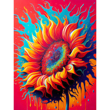 Load image into Gallery viewer, Diamond Painting - Full Round - swaying sunflower (30*40CM)

