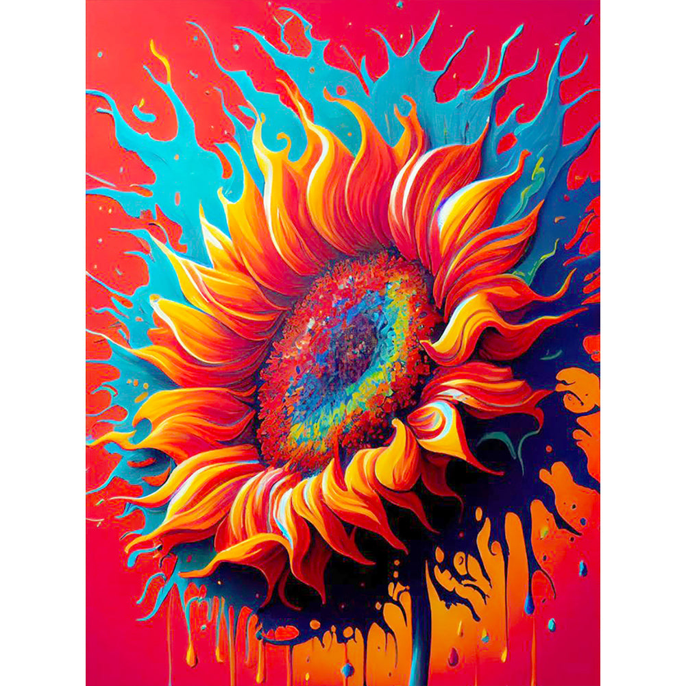 Diamond Painting - Full Round - swaying sunflower (30*40CM)