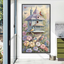 Load image into Gallery viewer, Diamond Painting - Full Round - bird house (40*70CM)
