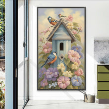 Load image into Gallery viewer, Diamond Painting - Full Round - bird house (40*70CM)
