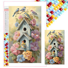Load image into Gallery viewer, Diamond Painting - Full Round - bird house (40*70CM)
