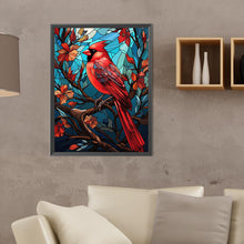 Load image into Gallery viewer, Diamond Painting - Full Round - glass art cardinal (30*40CM)
