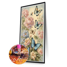 Load image into Gallery viewer, Diamond Painting - Full Square - flowers butterflies (40*70CM)

