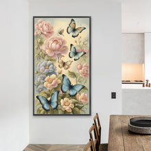 Load image into Gallery viewer, Diamond Painting - Full Square - flowers butterflies (40*70CM)
