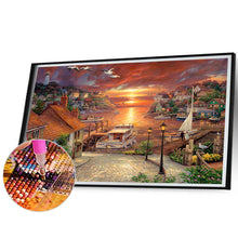 Load image into Gallery viewer, AB Diamond Painting - Full Round - seaside town (70*50CM)
