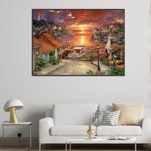 Load image into Gallery viewer, AB Diamond Painting - Full Round - seaside town (70*50CM)
