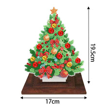 Load image into Gallery viewer, Wooden Desktop Diamond Art Kits Xmas Tree Diamond Painting Desktop Ornaments Kit

