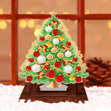 Load image into Gallery viewer, Wooden Desktop Diamond Art Kits Xmas Tree Diamond Painting Desktop Ornaments Kit
