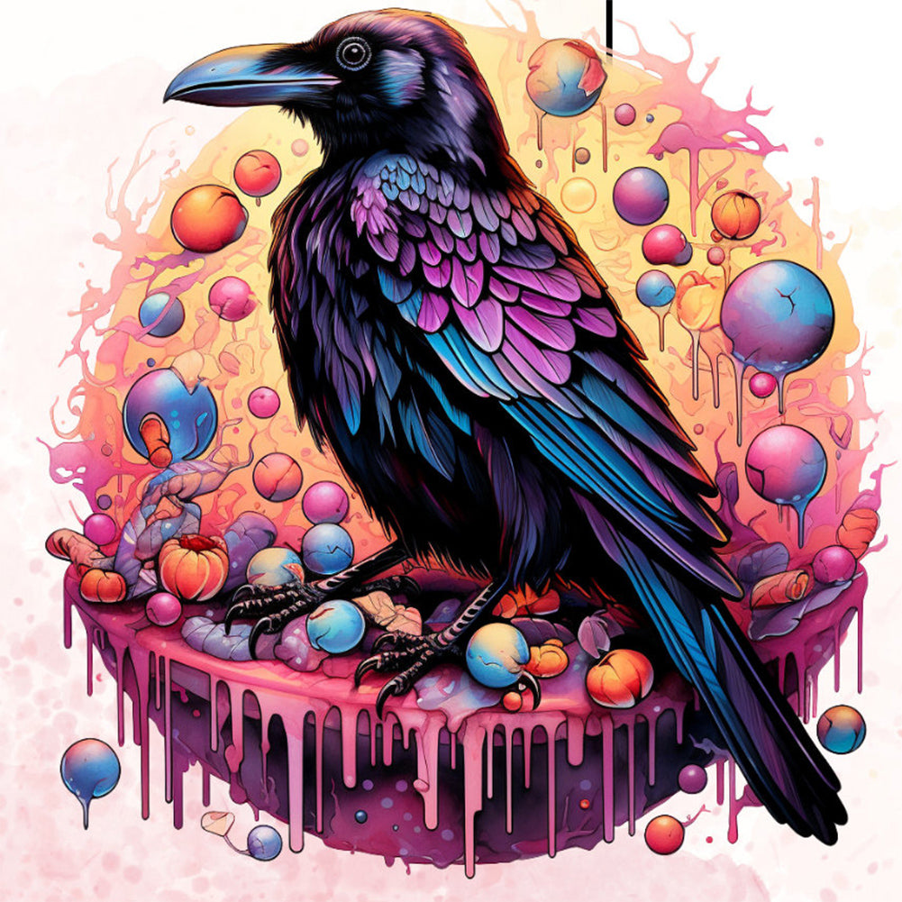 Diamond Painting - Full Round - Candy Crow (30*30CM)