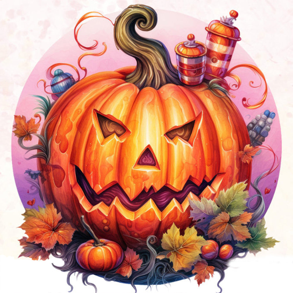Diamond Painting - Full Round - holiday pumpkin (30*30CM)