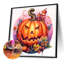 Load image into Gallery viewer, Diamond Painting - Full Round - holiday pumpkin (30*30CM)
