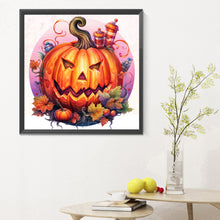 Load image into Gallery viewer, Diamond Painting - Full Round - holiday pumpkin (30*30CM)
