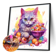 Load image into Gallery viewer, Diamond Painting - Full Round - candy cat (30*30CM)
