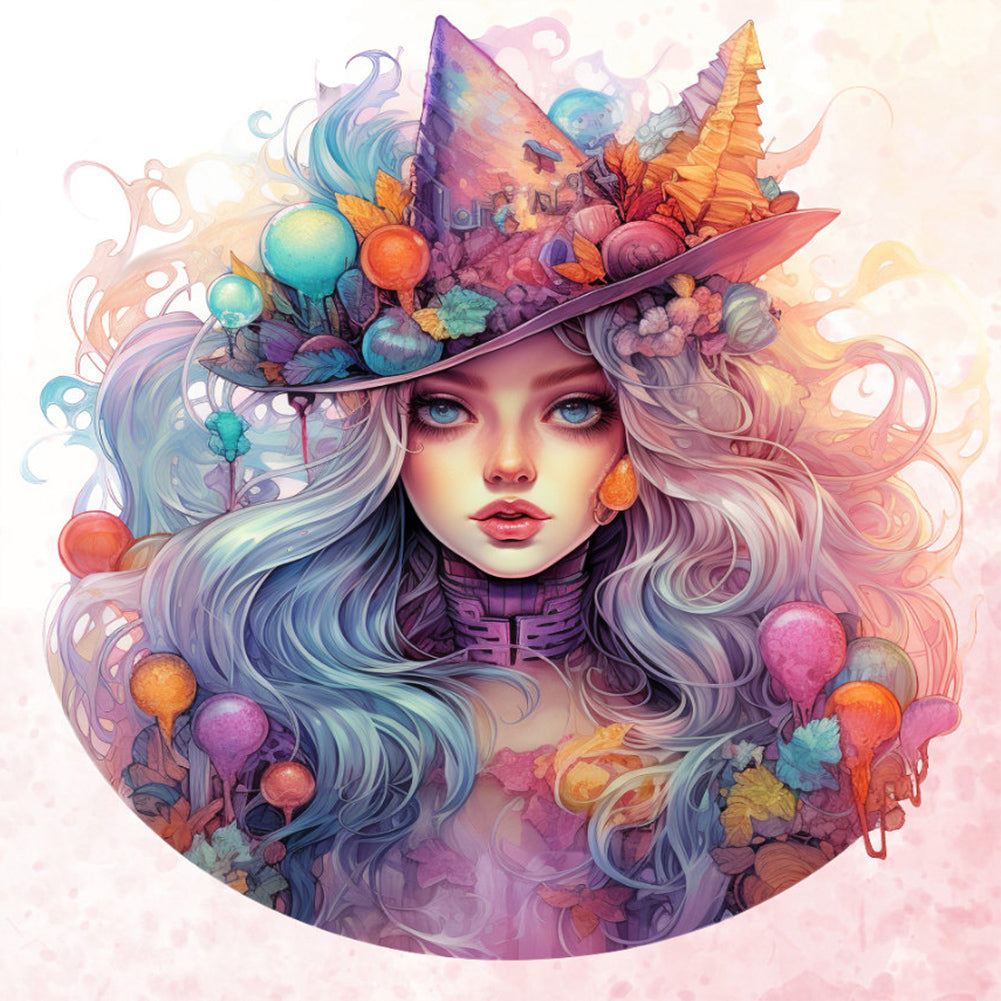 Diamond Painting - Full Round - Festival¡¤Witch (30*30CM)
