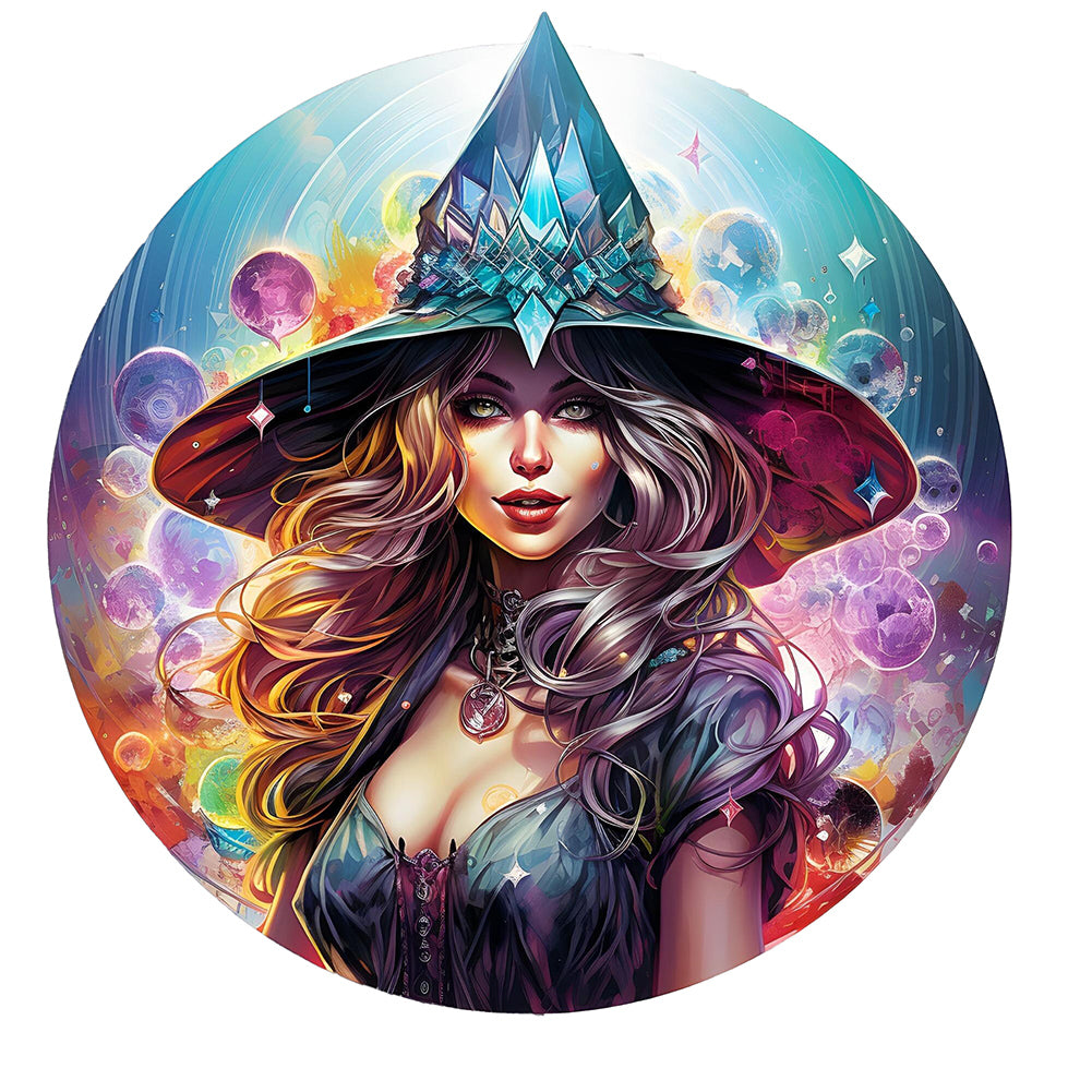 Diamond Painting - Full Round - Decorative Witch (30*30CM)
