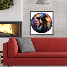 Load image into Gallery viewer, Diamond Painting - Full Round - Witch and Wolf (30*30CM)
