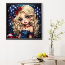 Load image into Gallery viewer, Diamond Painting - Full Round - Cartoon blonde girl (30*30CM)
