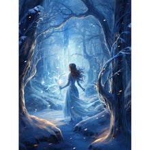 Load image into Gallery viewer, Diamond Painting - Full Round - winter snow angel (30*40CM)
