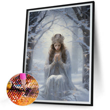 Load image into Gallery viewer, Diamond Painting - Full Round - winter snow angel (30*40CM)

